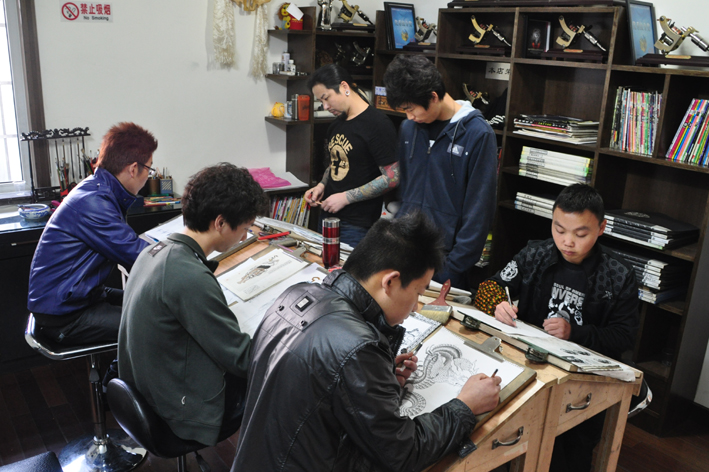 纹身培训异绣堂纹身林志华 (73)